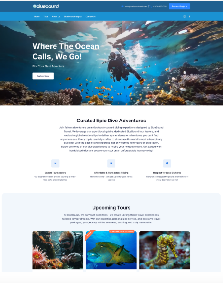 Sitio turístico de alta conversión con reserva online y pago integrado