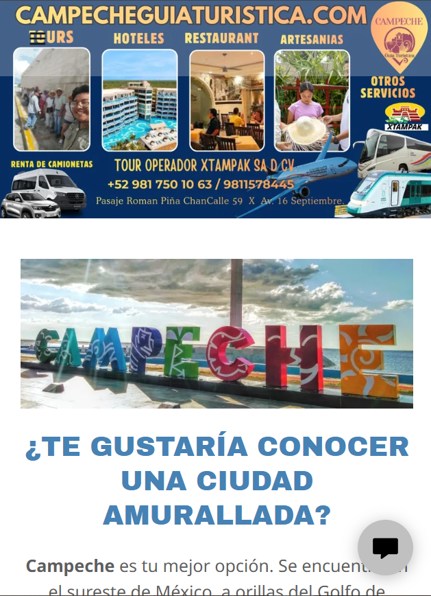 Sitio turístico típico sin reservas online